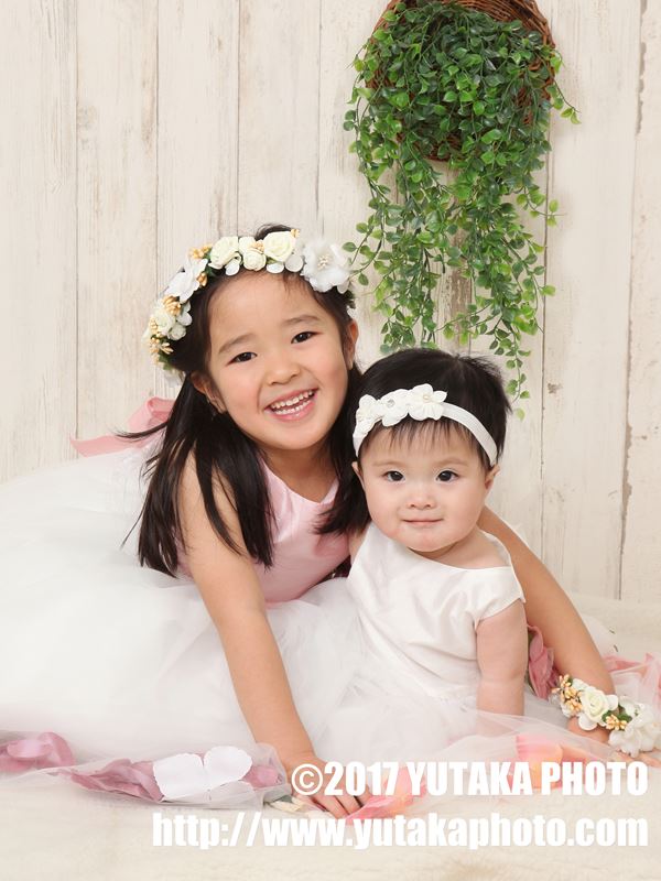 スタジオ記念撮影